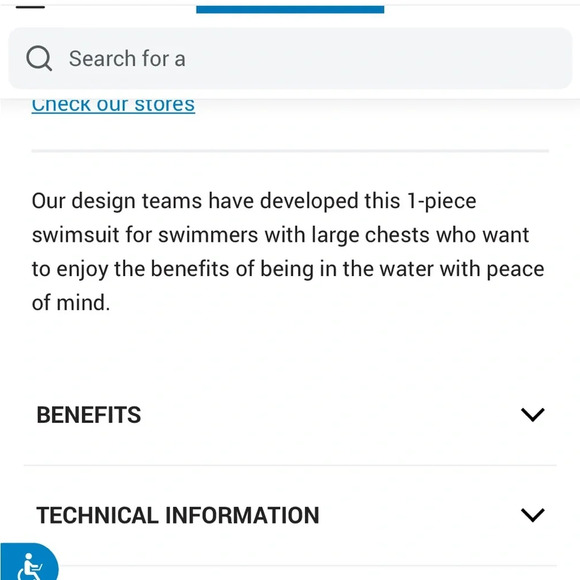 NABAIJI size Large/X Large black and gold one piece bathing suit - Picture 15 of 16